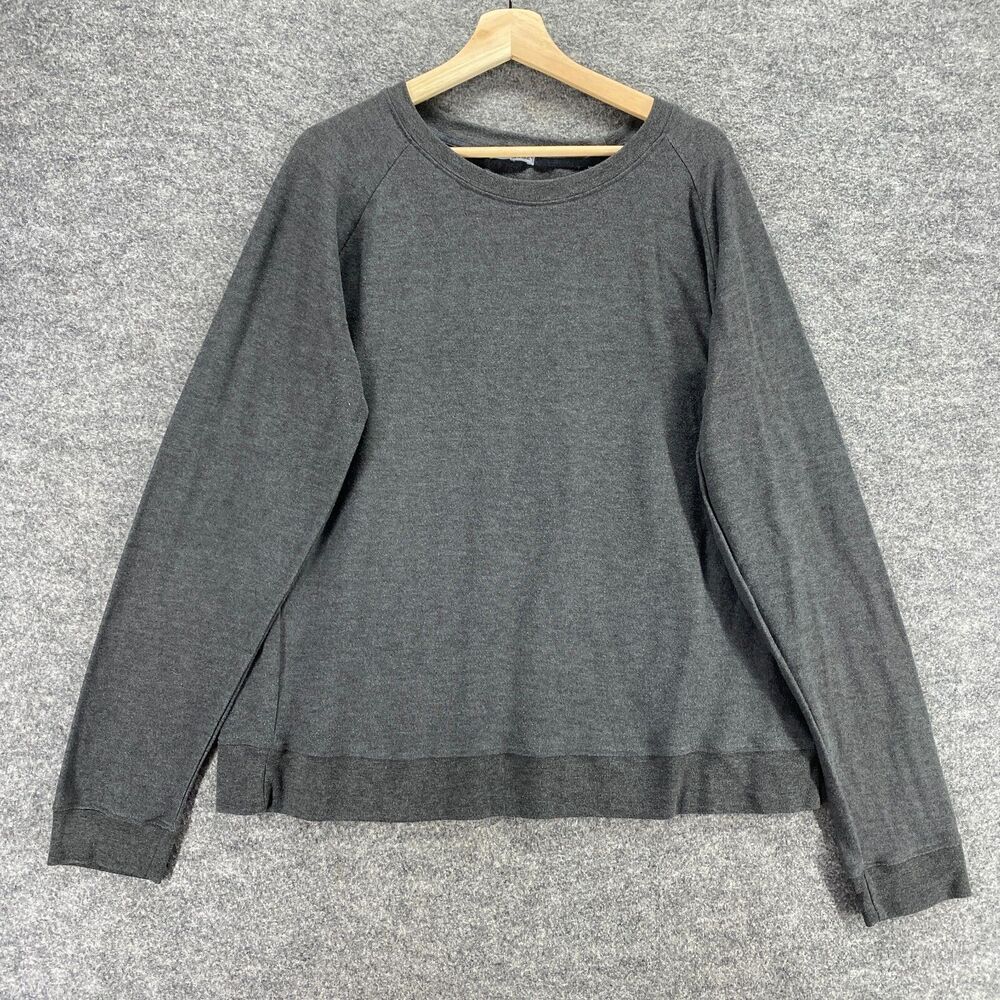 Mary Square Sweatshirt Women M Medium Gray Crew Neck Long Sleeve Pullover Casual